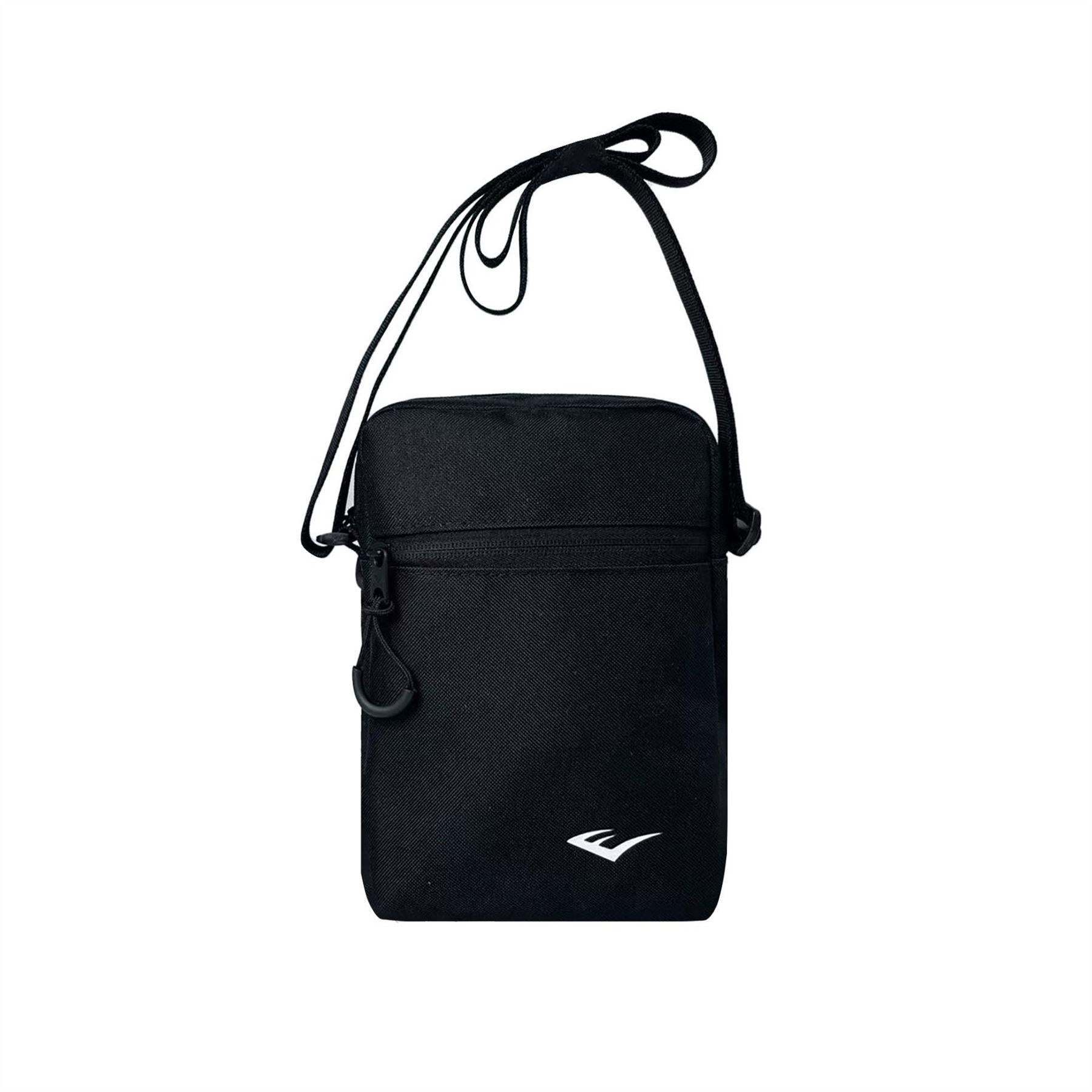 Black - Front - Everlast Logo Crossbody Bag