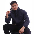 Navy - Side - Jack And Jones Mens Fen Parka