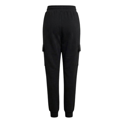 Black - Back - Adidas Childrens-Kids Originals Regular Cargo Trousers
