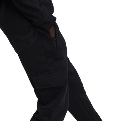Black - Side - Adidas Childrens-Kids Originals Regular Cargo Trousers