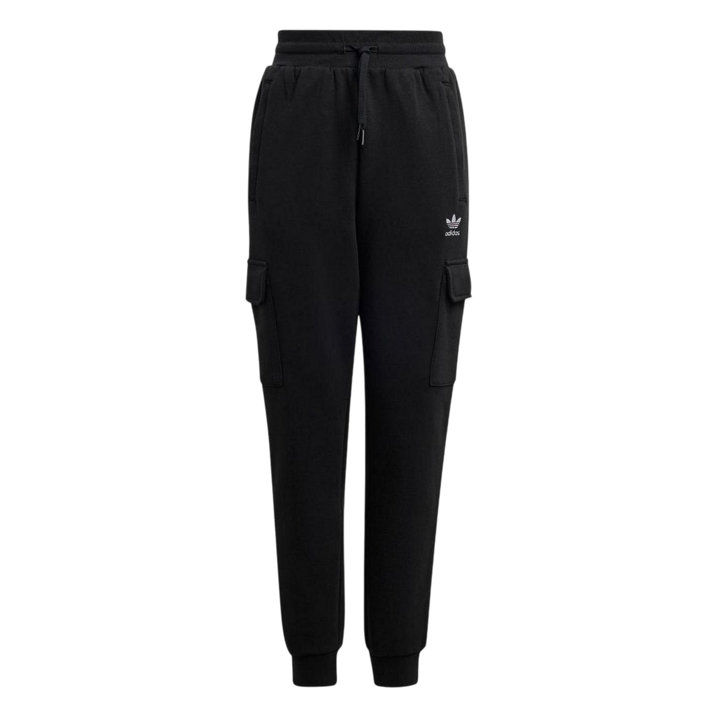Black - Front - Adidas Childrens-Kids Originals Regular Cargo Trousers