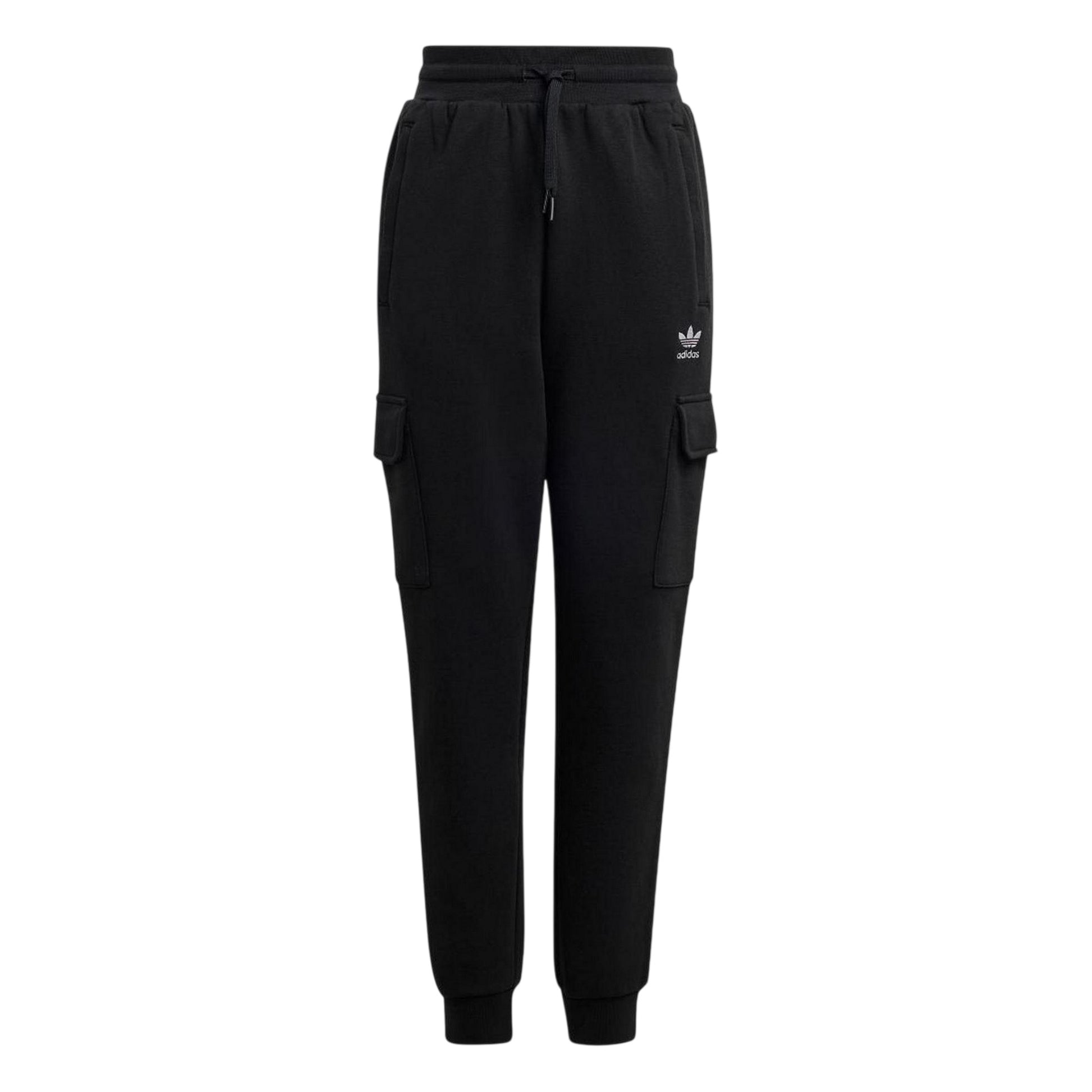 Black - Front - Adidas Childrens-Kids Originals Regular Cargo Trousers