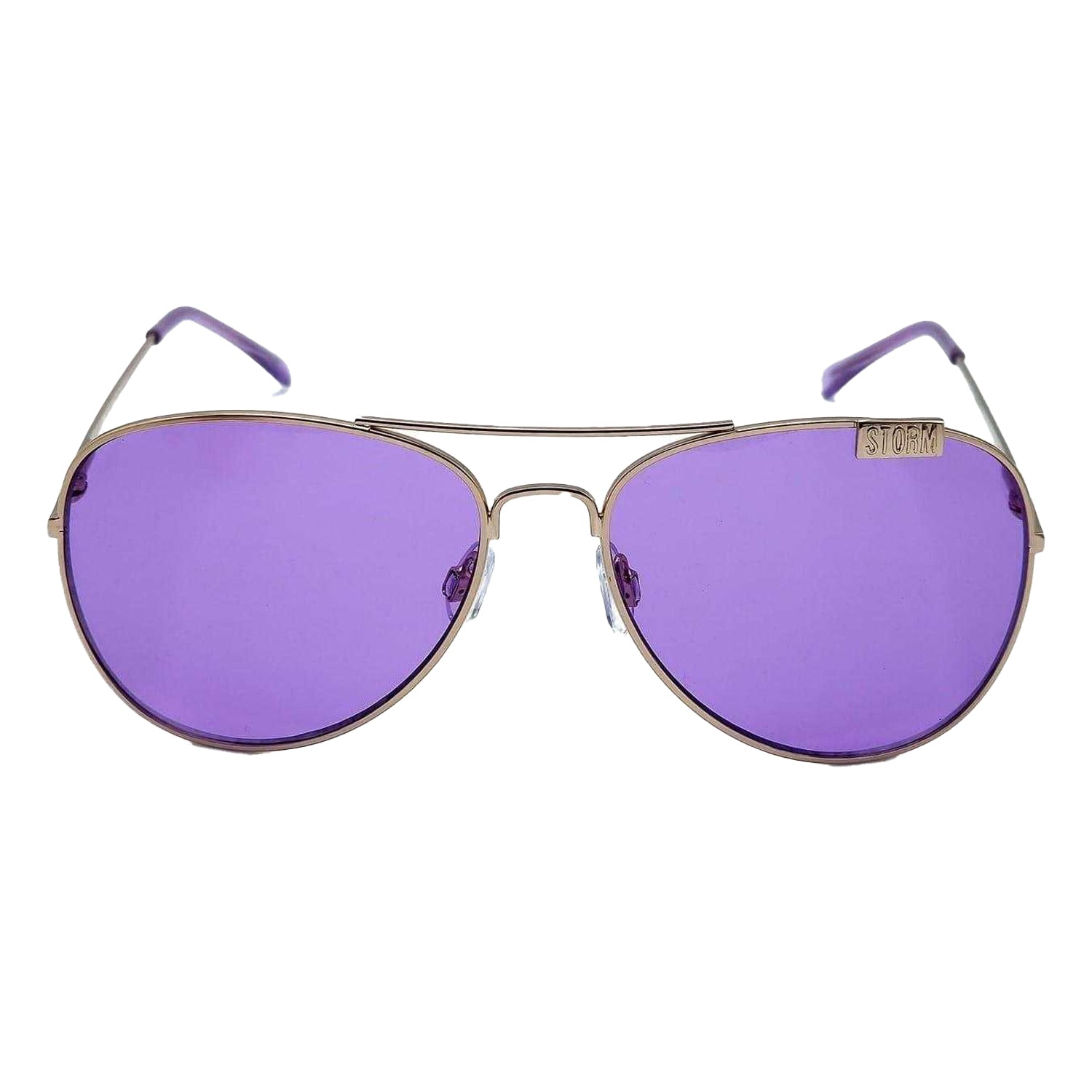 Gold - Front - Pilot UV Protection Sunglasses