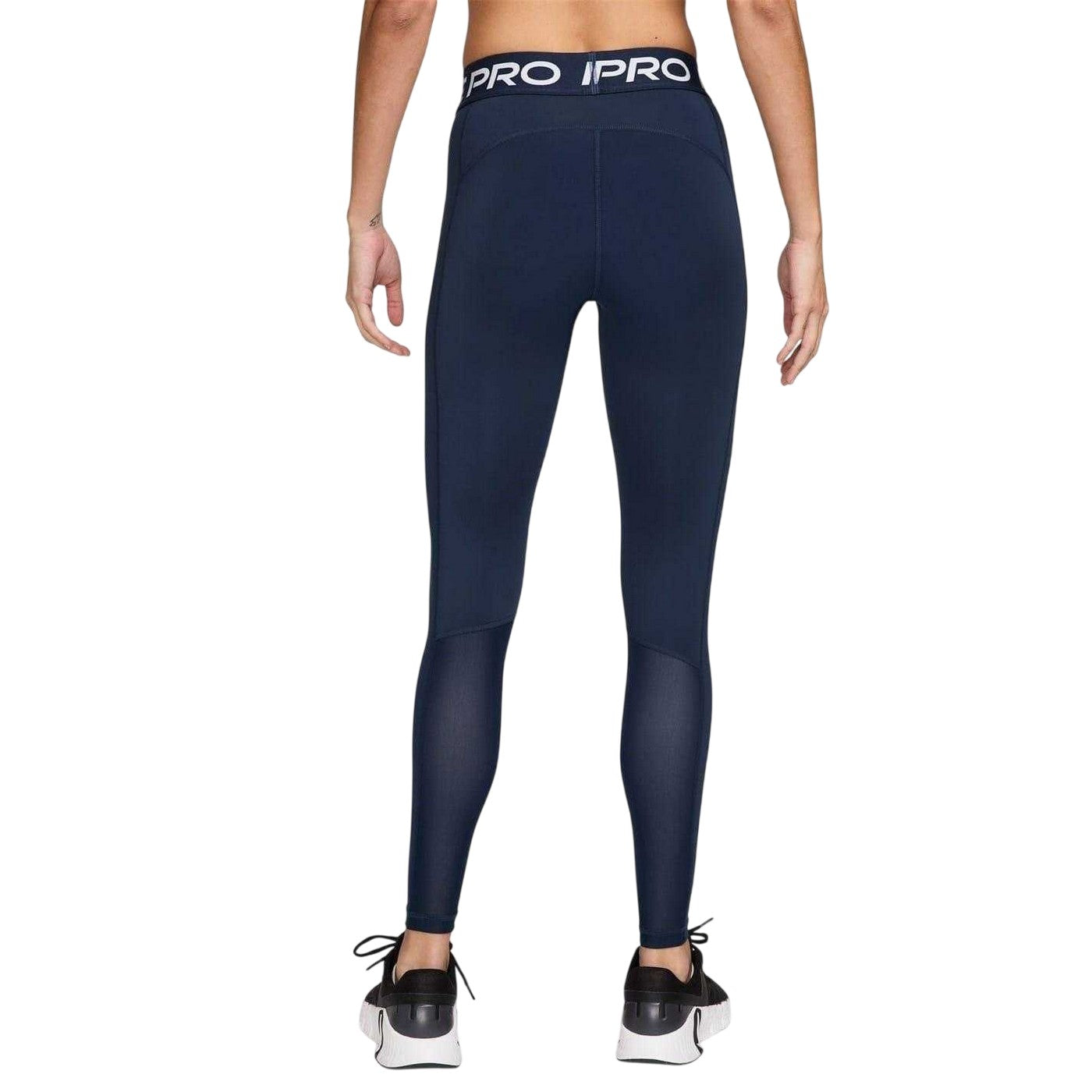 Midnight Navy - Back - Nike Womens-Ladies Pro Leggings