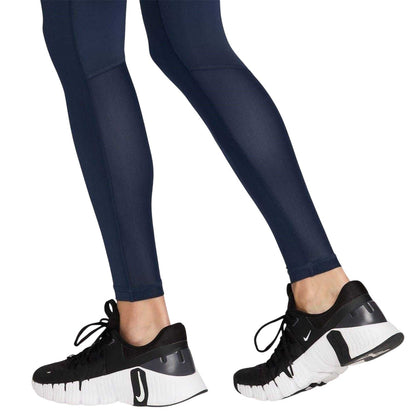 Midnight Navy - Side - Nike Womens-Ladies Pro Leggings