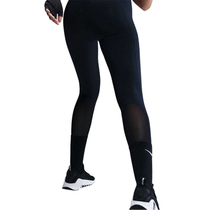 Black-Pink - Back - Nike Womens-Ladies Pro Leggings