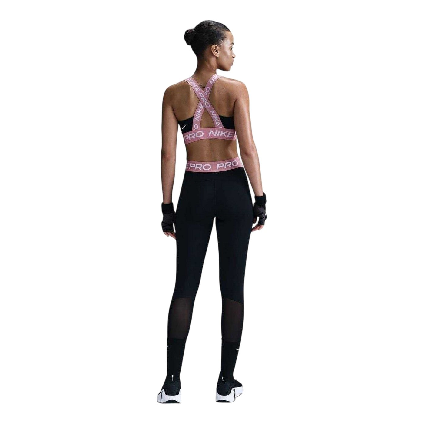 Black-Pink - Lifestyle - Nike Womens-Ladies Pro Leggings