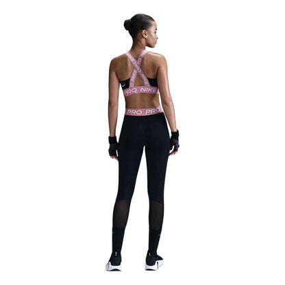 Black-Pink - Lifestyle - Nike Womens-Ladies Pro Leggings