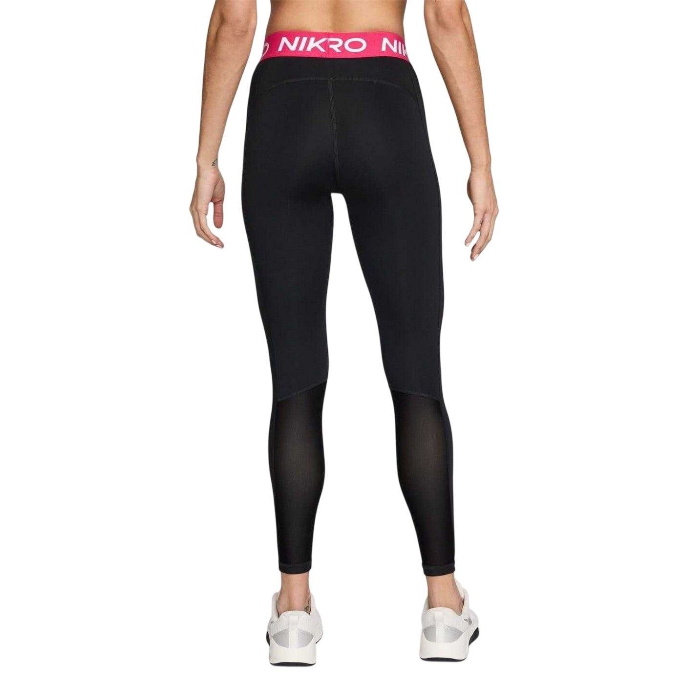 Black-Rush - Back - Nike Womens-Ladies Pro Leggings