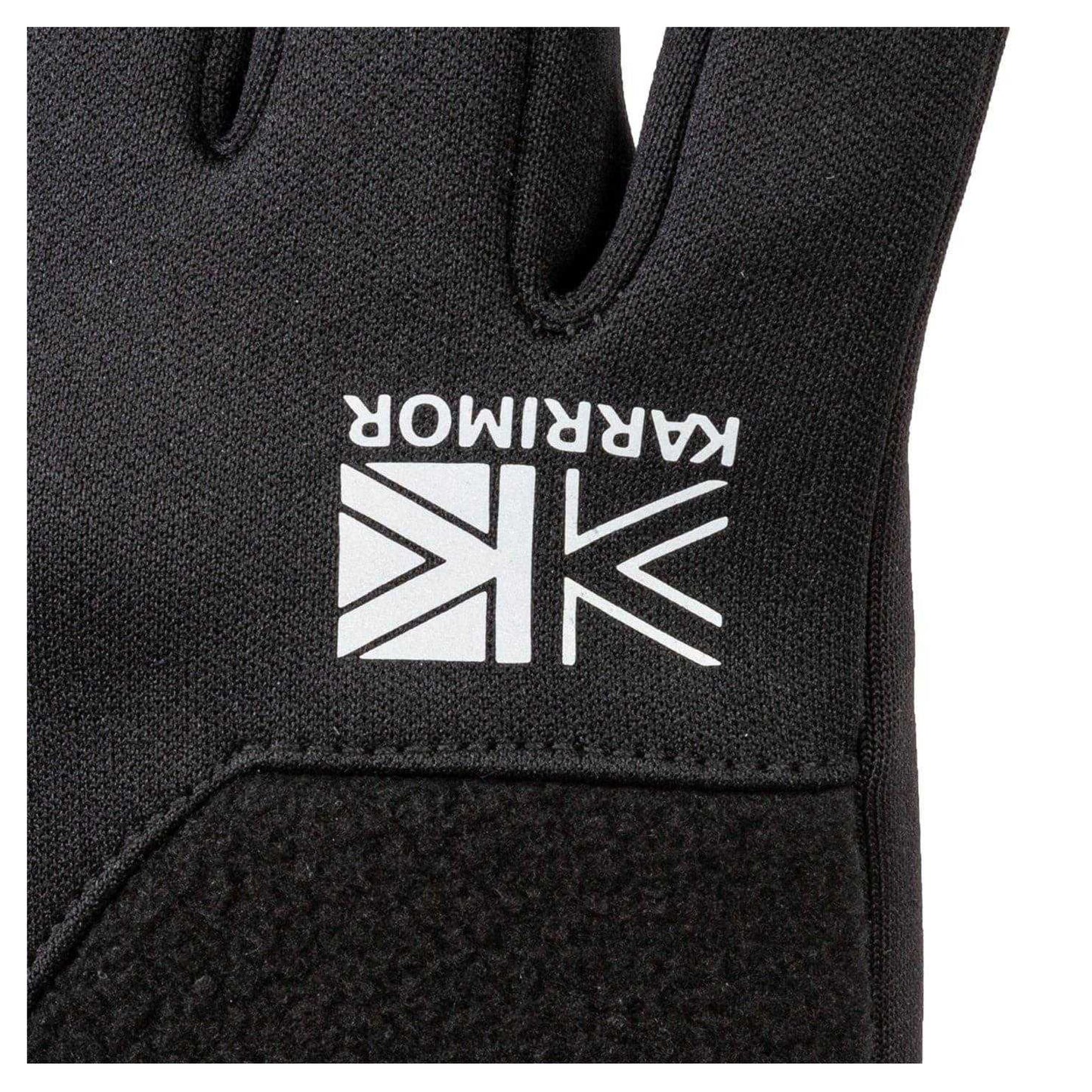 Black - Lifestyle - Karrimor Womens-Ladies Running Gloves
