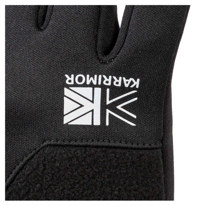 Black - Lifestyle - Karrimor Womens-Ladies Running Gloves