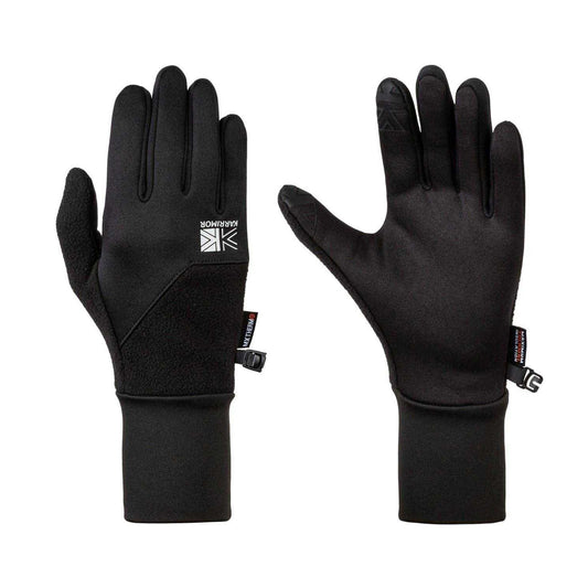 Black - Front - Karrimor Womens-Ladies Running Gloves