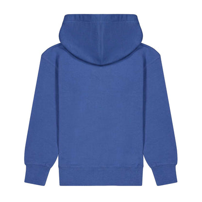 Blue - Back - Palm Angels Childrens-Kids Cotton Hoodie