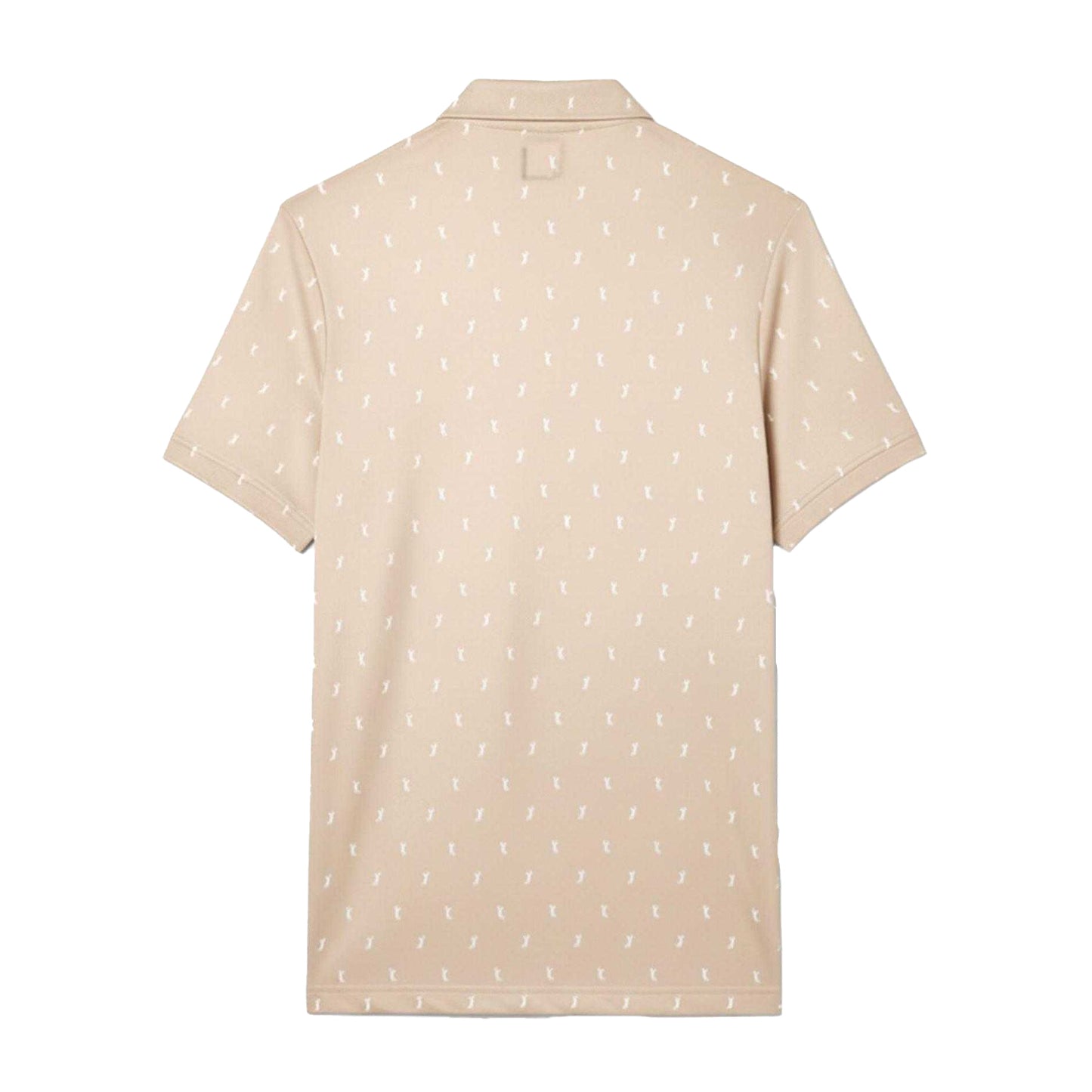 Beige - Back - Lacoste Mens UV Protection Regular Polo Shirt