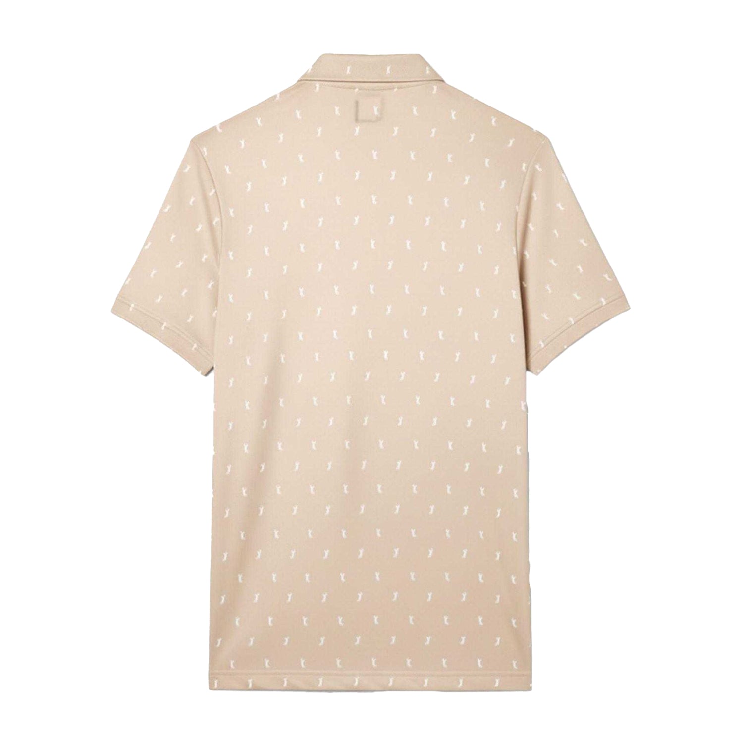 Beige - Back - Lacoste Mens UV Protection Regular Polo Shirt