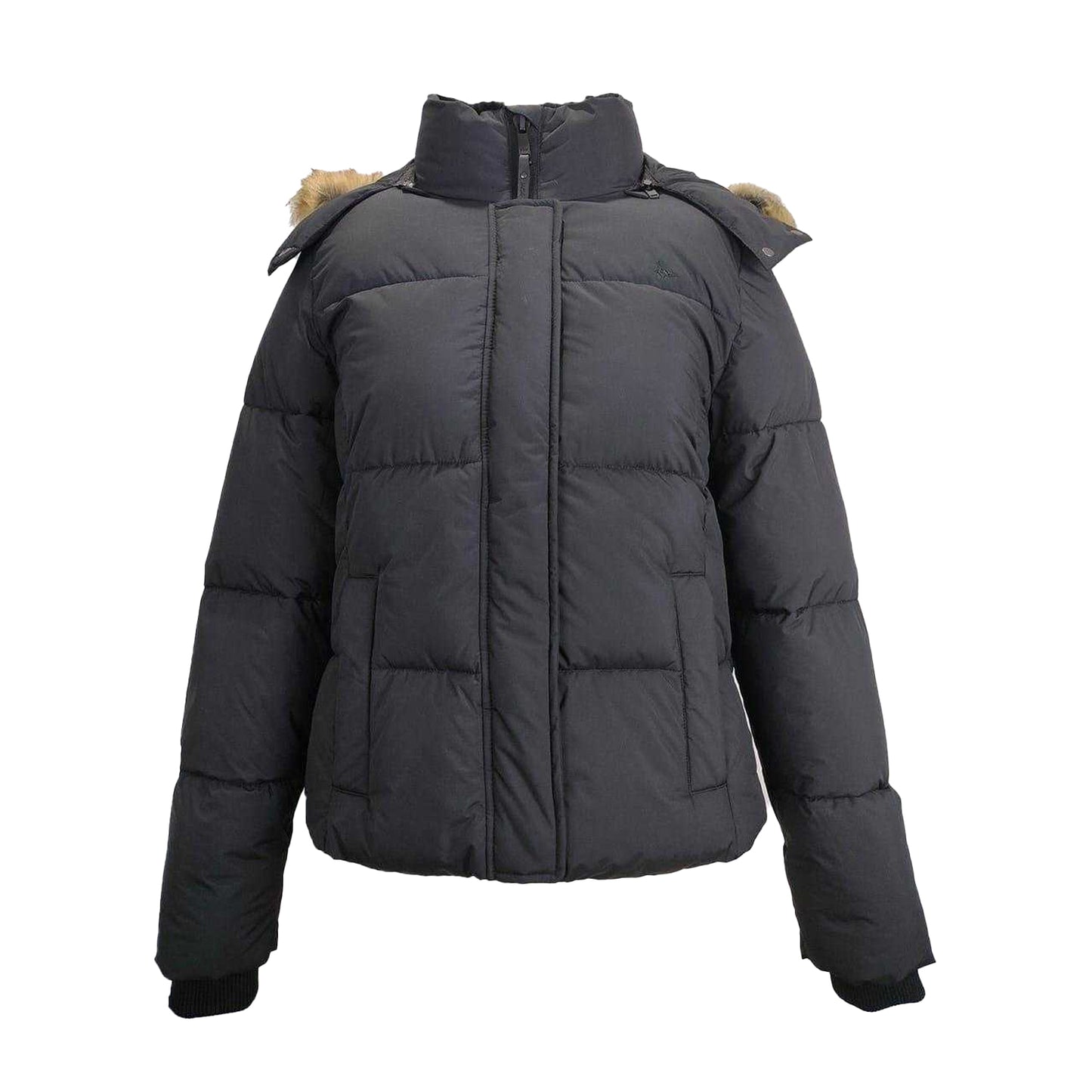 Black - Front - Jack Wills Womens-Ladies Riley Polyester Insulated Puffer Jacket