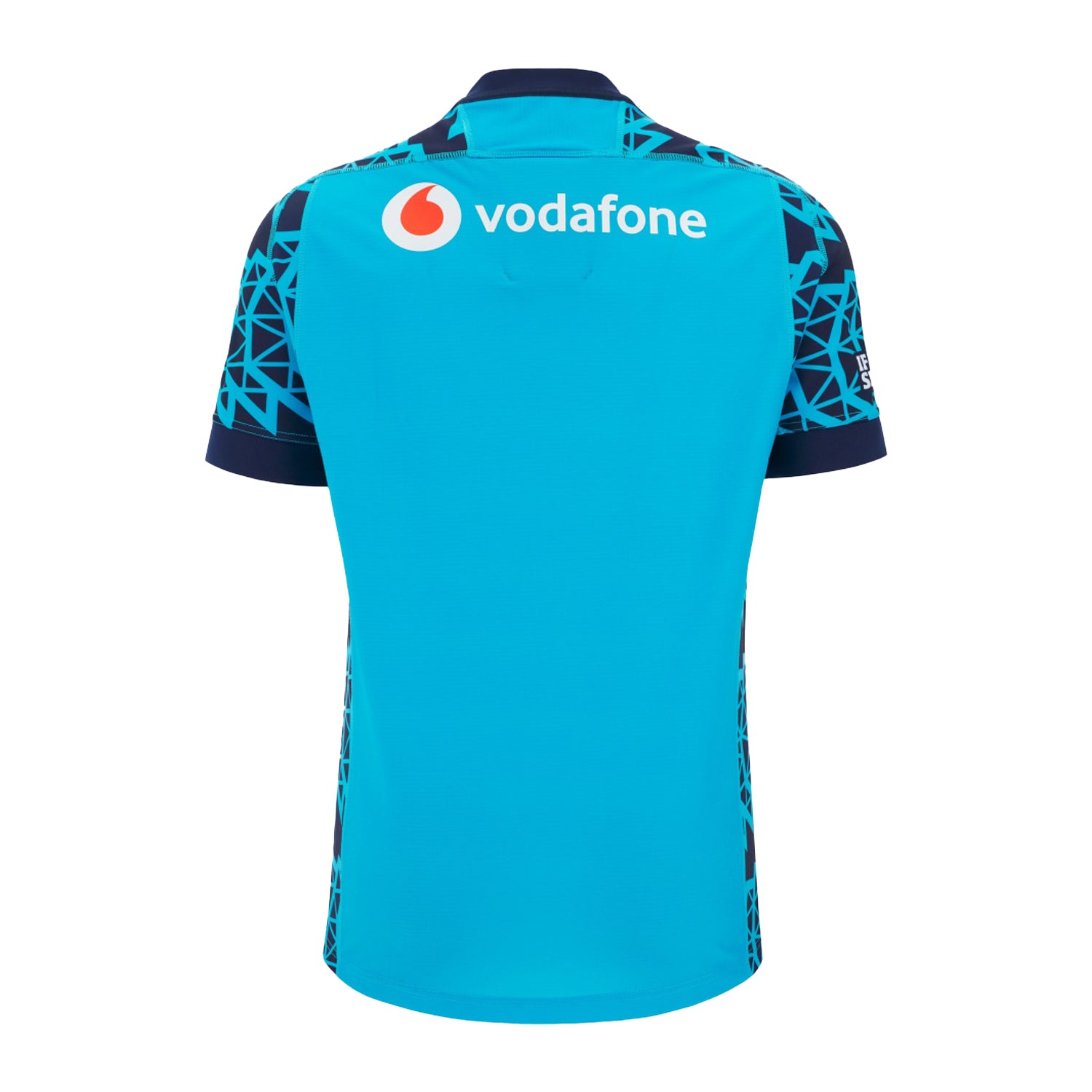 Navy-Sky - Back - Scotland RU Unisex Adult Polyester Rugby Shirt