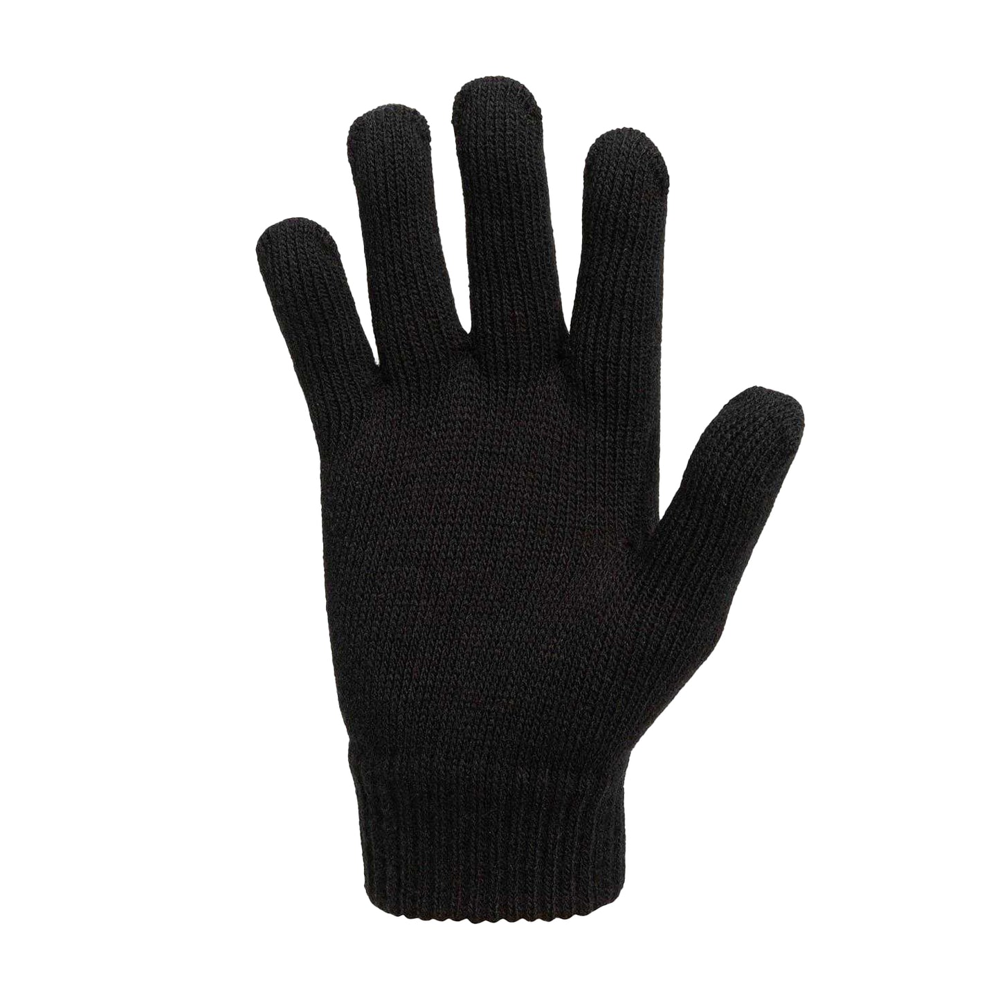 Black - Back - Slazenger Childrens-Kids Winter Gloves