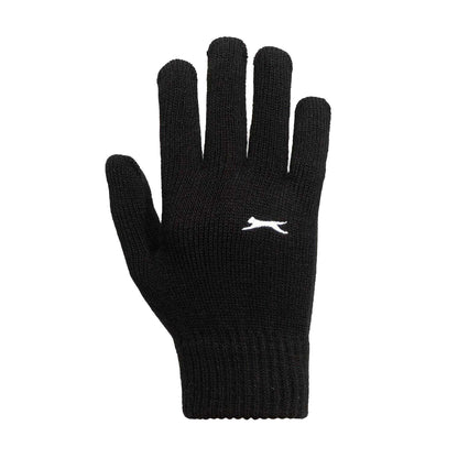 Black - Front - Slazenger Childrens-Kids Winter Gloves