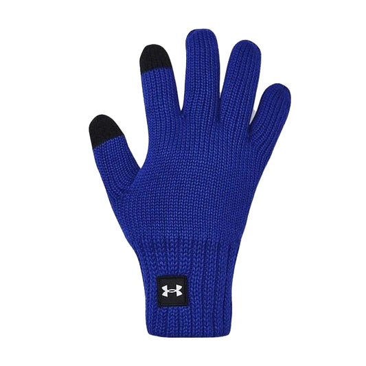Blue - Front - Under Armour Mens Touch Screen Wool Logo Gloves