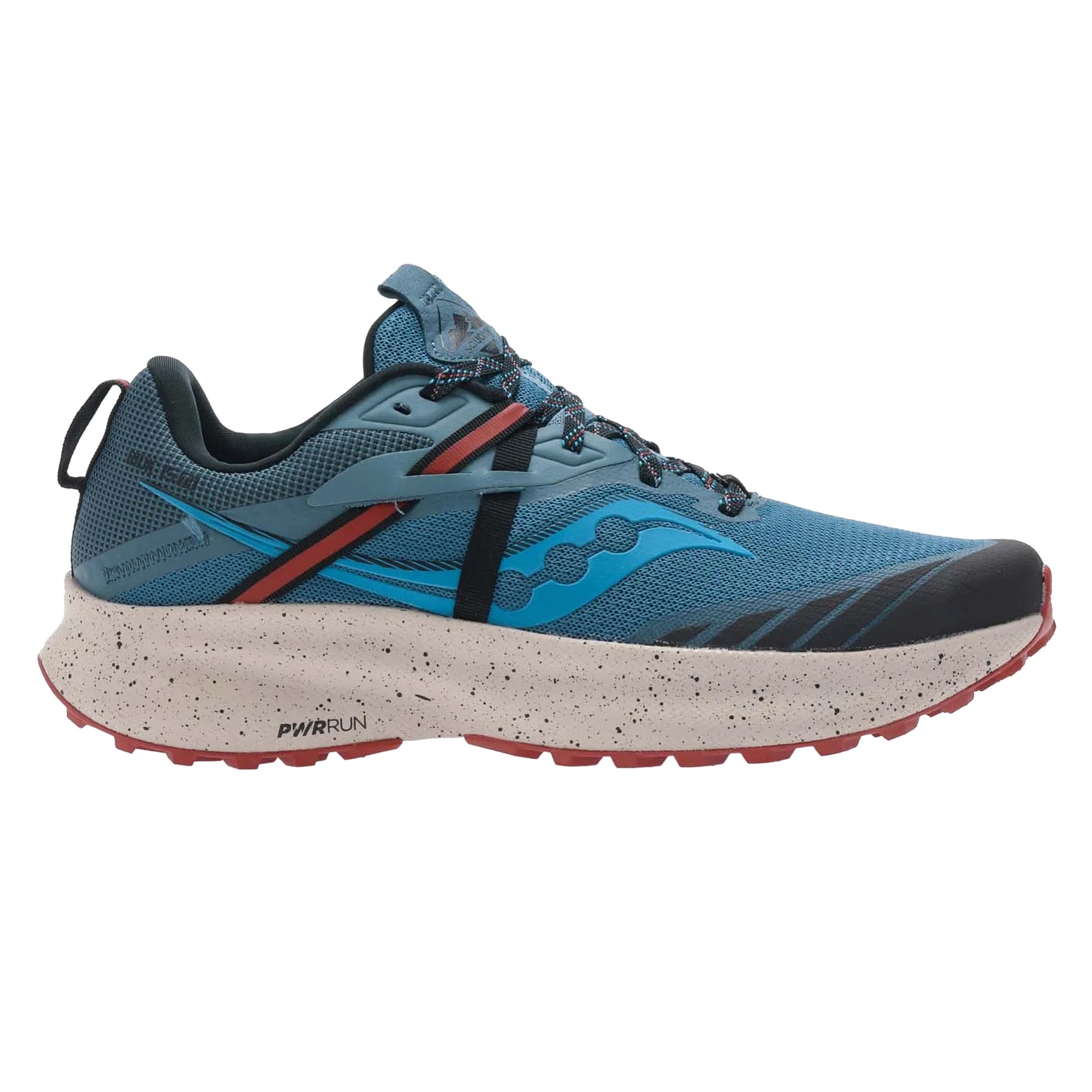 Blue - Side - Saucony Mens Ride 15 Trainers