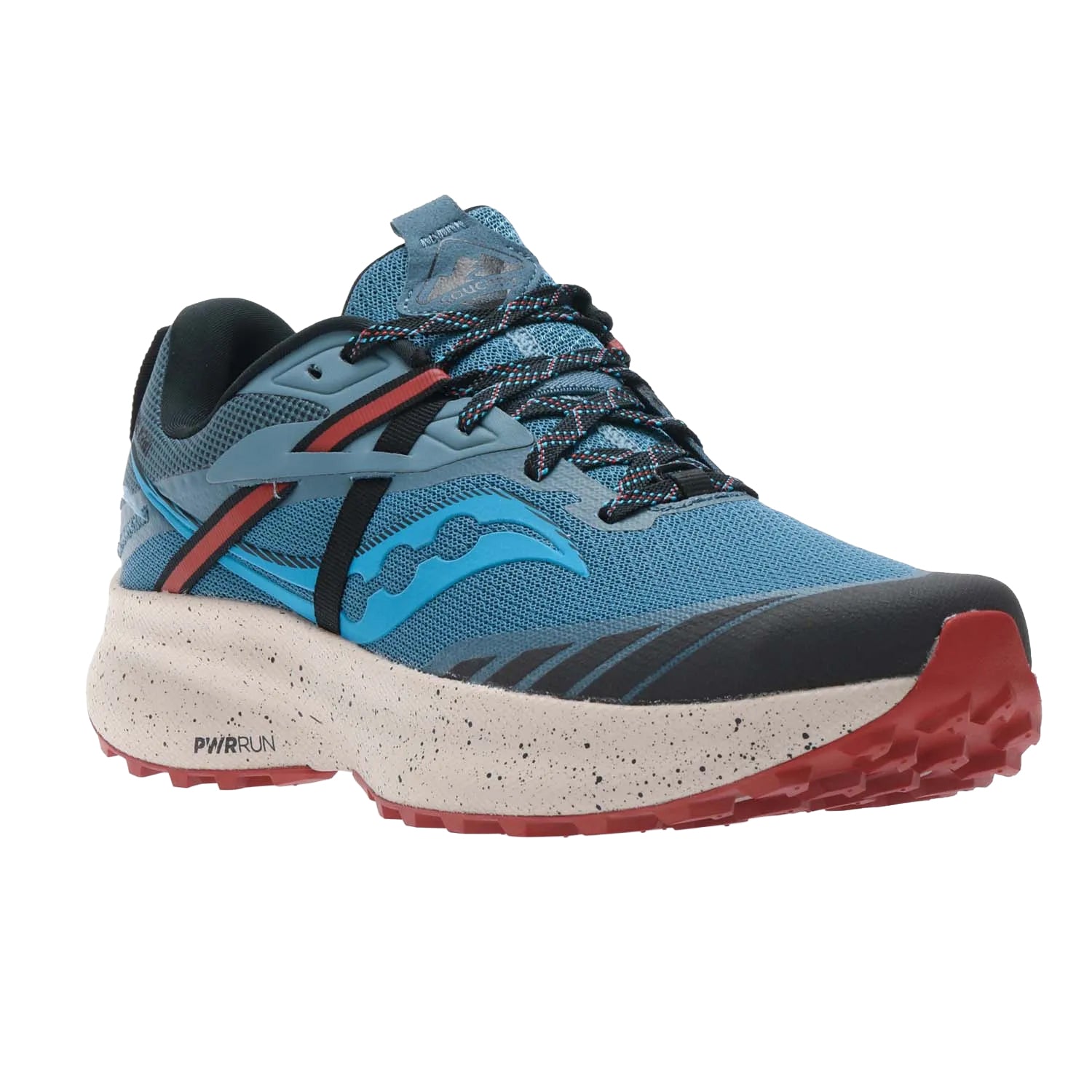 Blue - Front - Saucony Mens Ride 15 Trainers