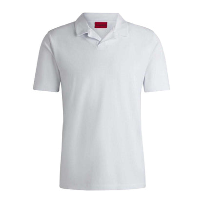 White - Front - Hugo Mens Dimerspolo Polo Shirt