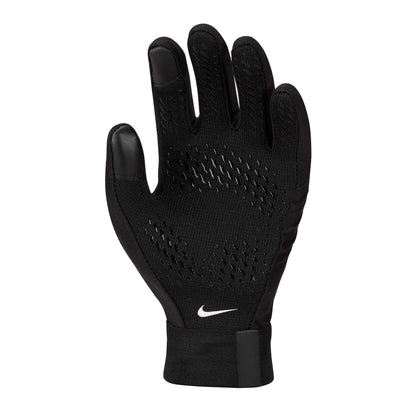 Black-White - Back - Nike Childrens-Kids Therma Fit Training Gloves