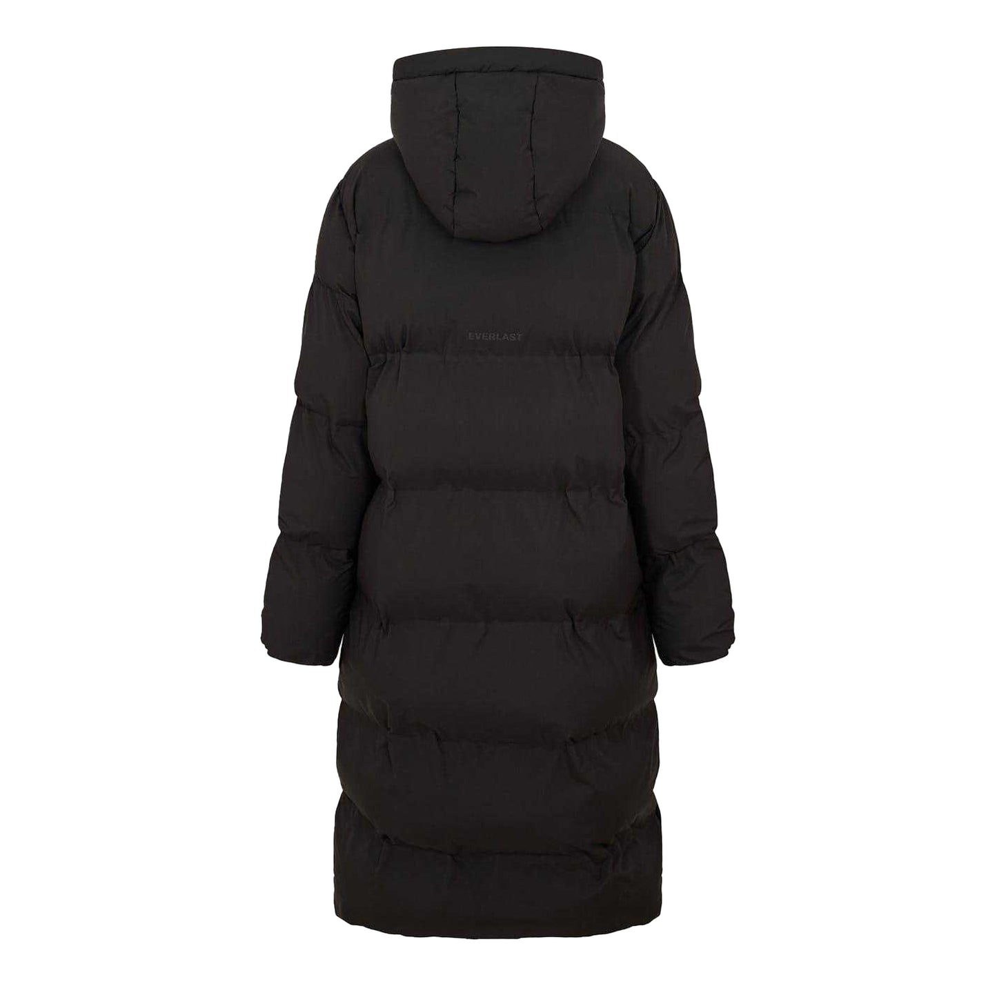Black - Back - Everlast Womens-Ladies Puffer Jacket