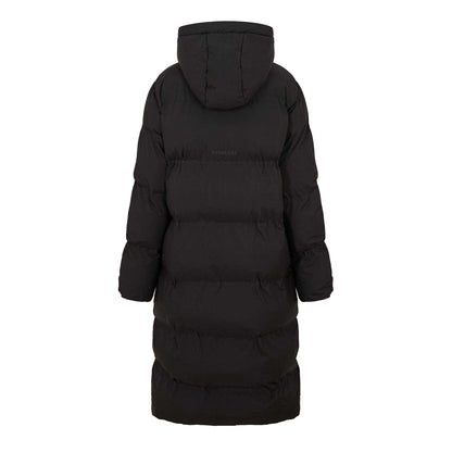 Black - Back - Everlast Womens-Ladies Puffer Jacket
