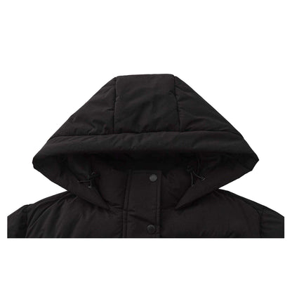 Black - Side - Everlast Womens-Ladies Puffer Jacket