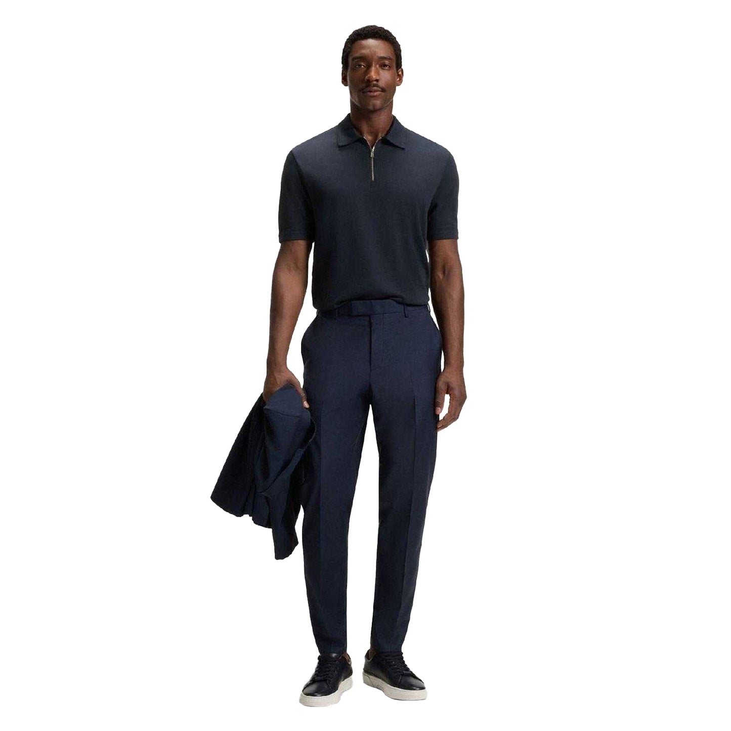 Dark Blue - Lifestyle - Boss Mens Paras 57 Polo Shirt