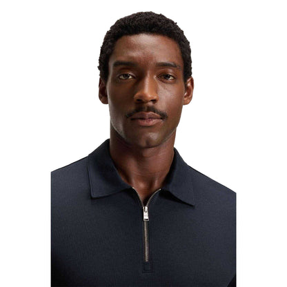 Dark Blue - Pack Shot - Boss Mens Paras 57 Polo Shirt