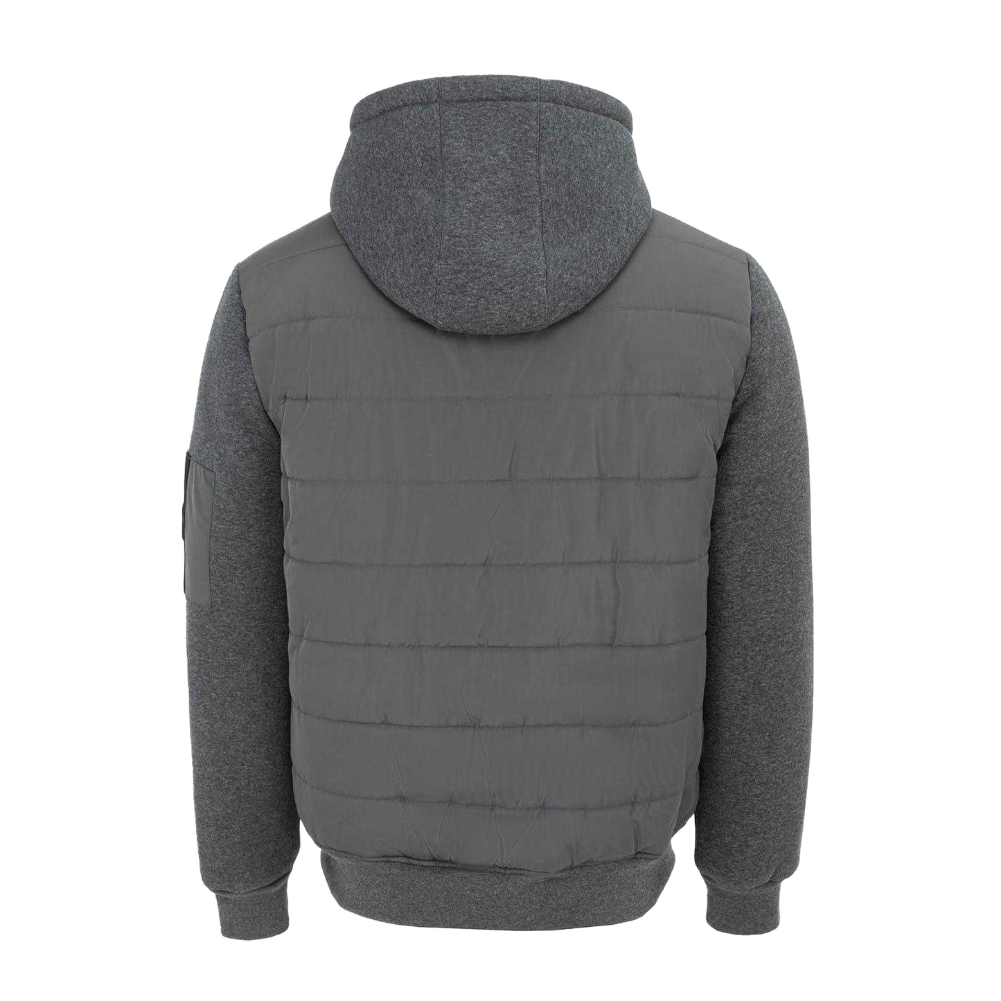 Charcoal - Back - Firetrap Mens Polyester Long-Sleeved Hybrid Jacket