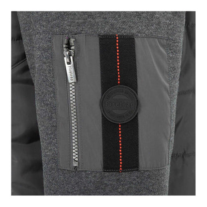 Charcoal - Lifestyle - Firetrap Mens Polyester Long-Sleeved Hybrid Jacket