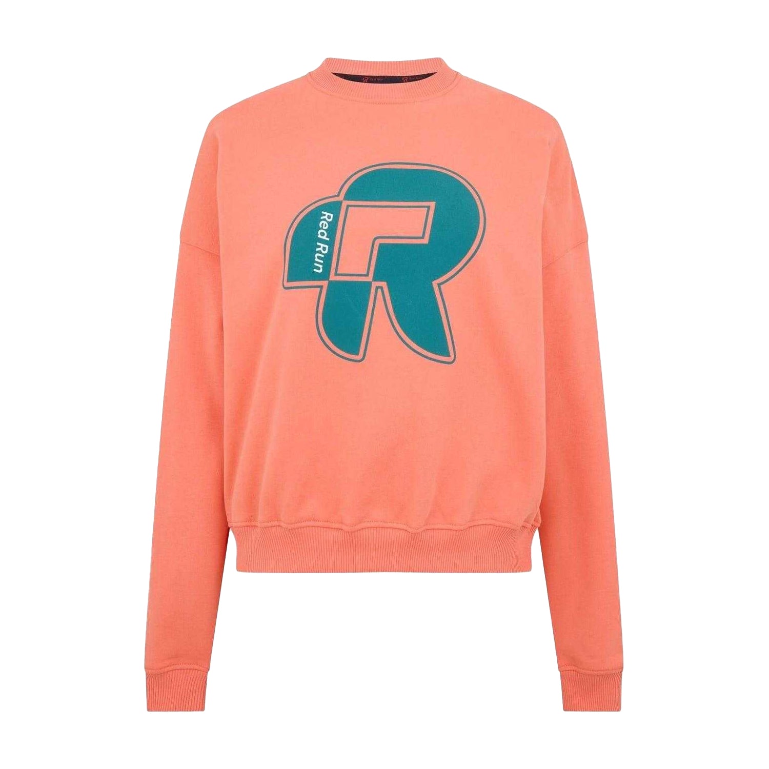 Salmon Print - Front - Red Run Womens-Ladies Sweatshirt