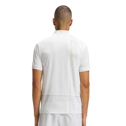 White - Back - Boss Mens Active Slim Polo Shirt