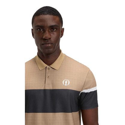 Beige - Lifestyle - Boss Mens The Open 25 Paddy Golf Polo Shirt