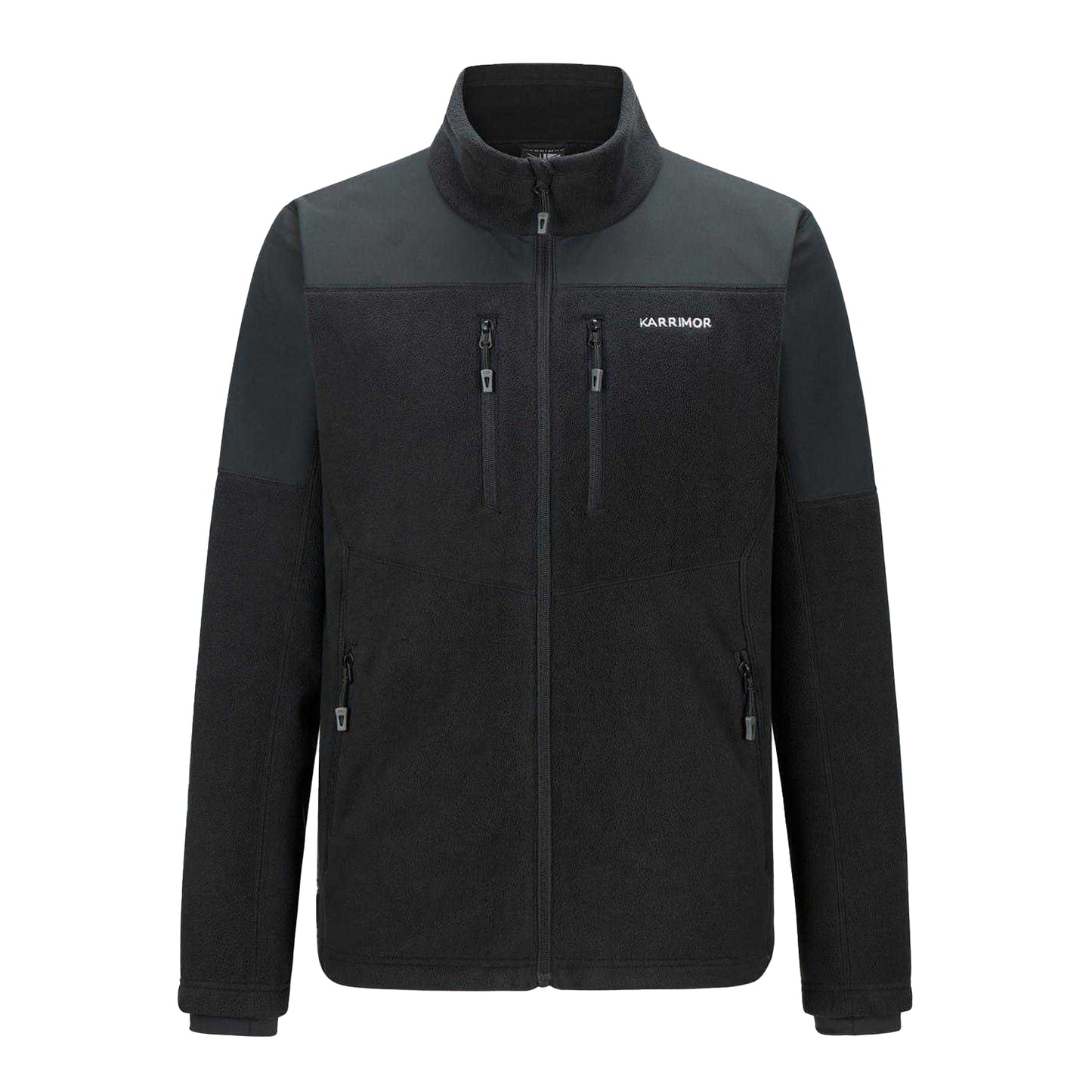Black - Front - Karrimor Mens Windproof Fleece Jacket