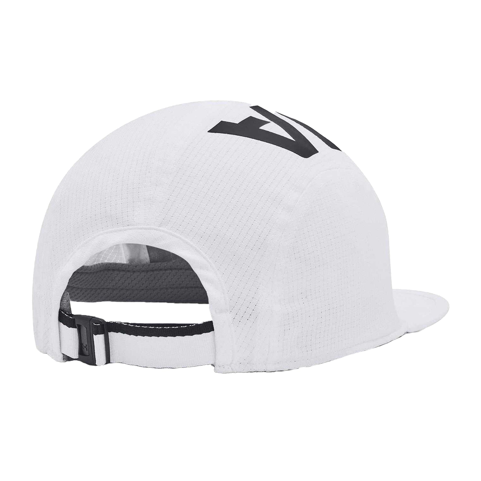 White - Back - Under Armour Mens Armourvent Logo Running Cap