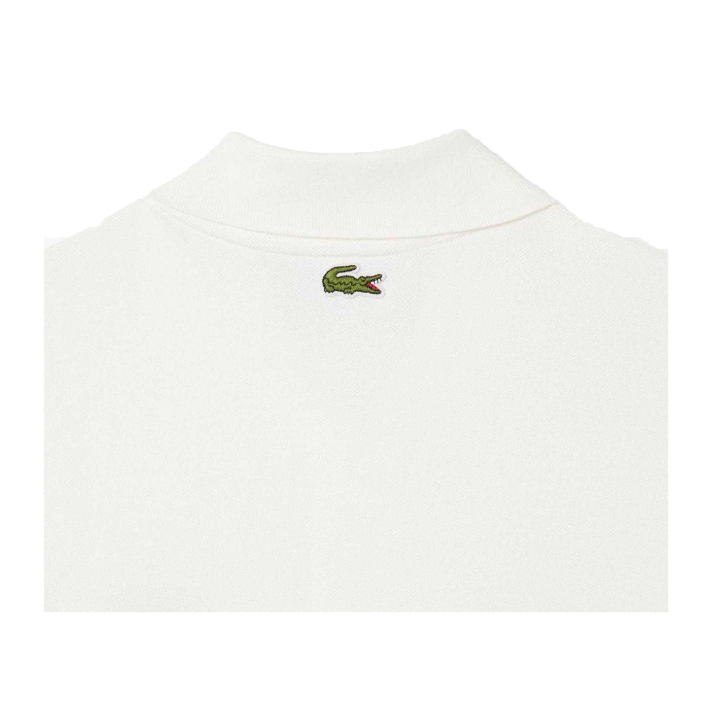 Cream - Side - Lacoste Mens L.12.12 Organic Cotton Short-Sleeved Polo Shirt