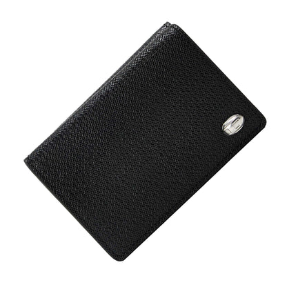 Black - Back - Diesel Tri-Fold Leather Textured Wallet