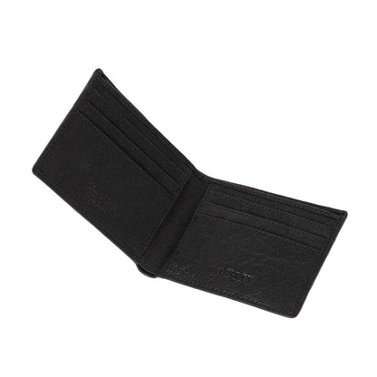 Black - Back - Osprey Barker Bi-Fold Leather Everyday Wallet