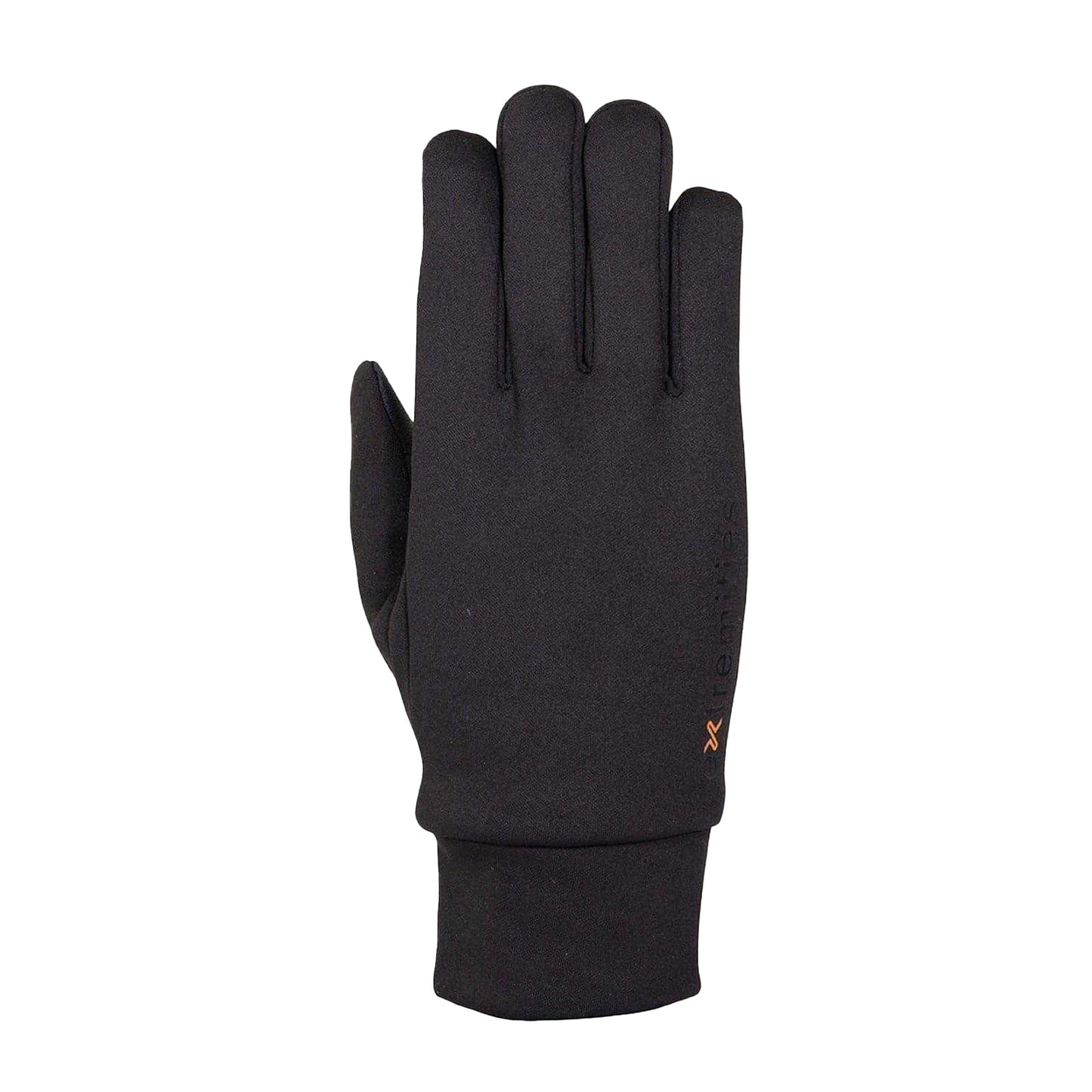 Black - Front - Extremities Unisex Adult Insulated Grid Snug Fit Walking Gloves