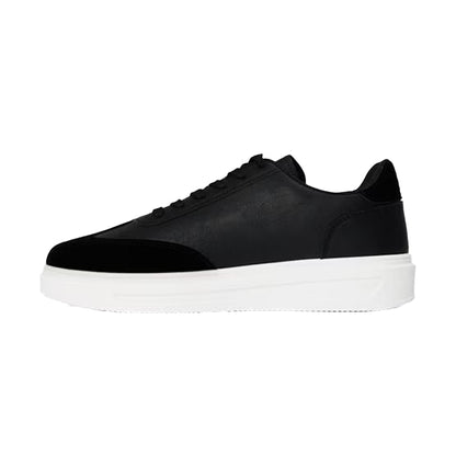 Black - Back - Original Penguin Mens Suede Trainers