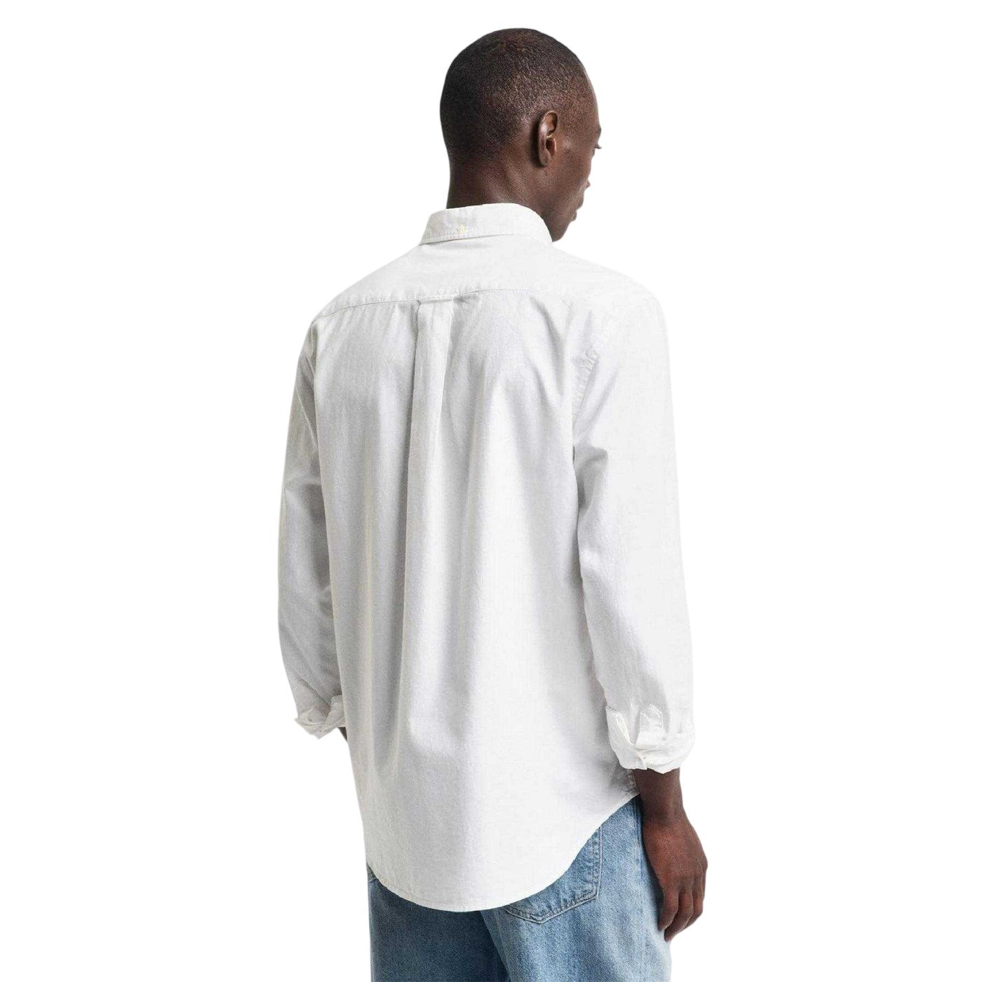 Cream - Back - Gant Mens Fit Archive Button-Down Shirt