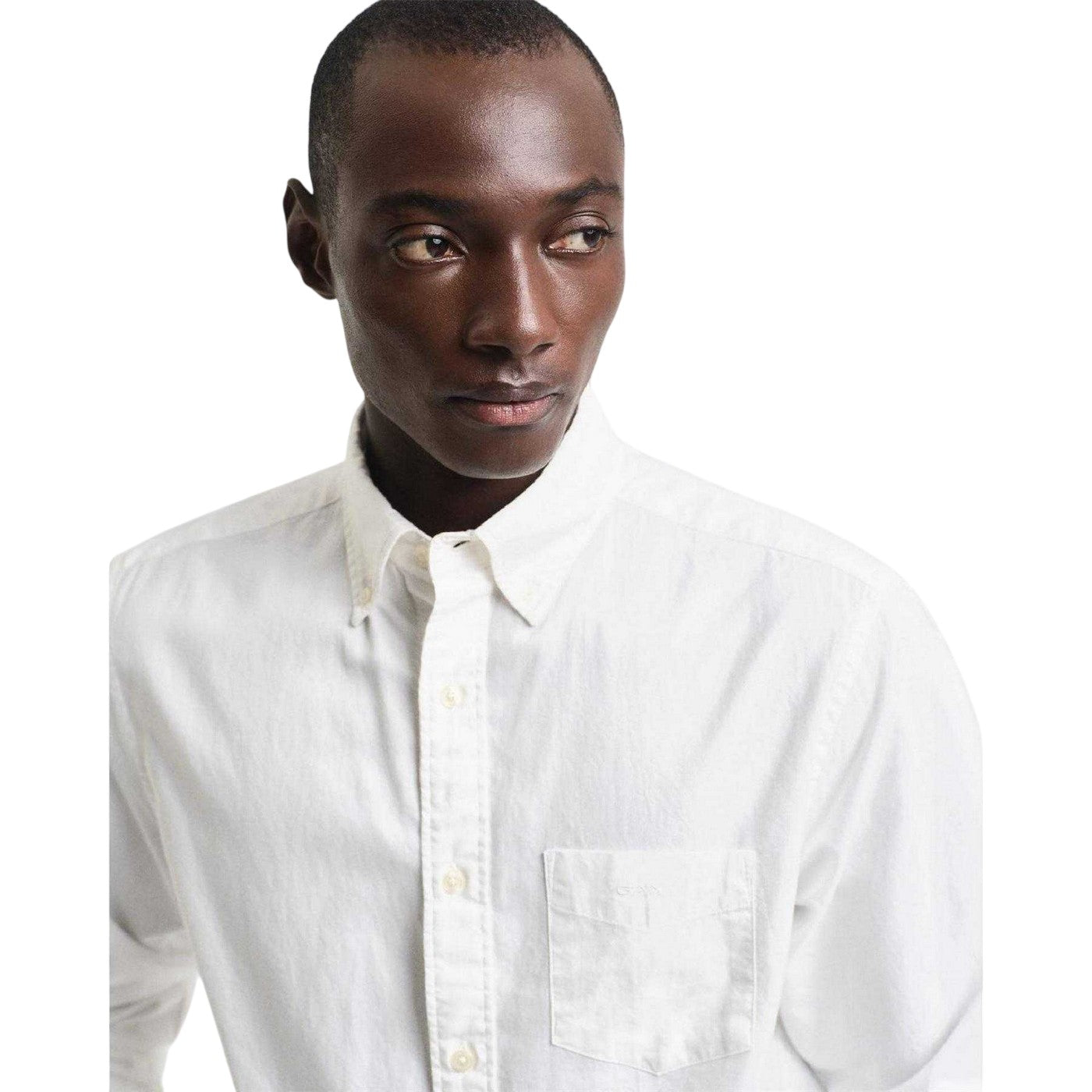 Cream - Side - Gant Mens Fit Archive Button-Down Shirt