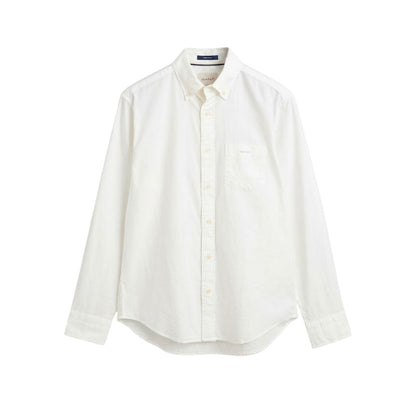 Cream - Front - Gant Mens Fit Archive Button-Down Shirt