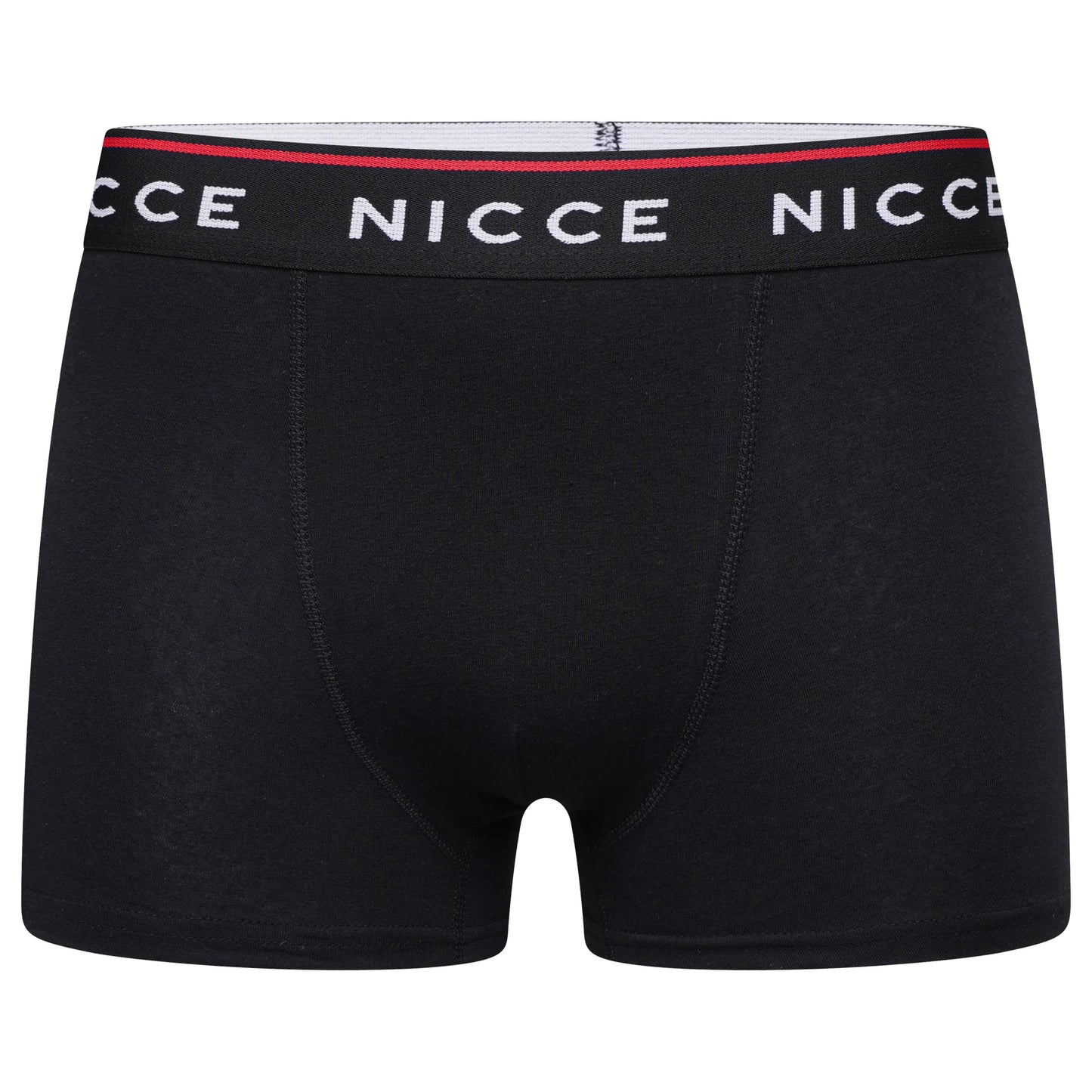 Black - Back - Nicce Mens Balbyn Boxer Shorts (Pack of 3)