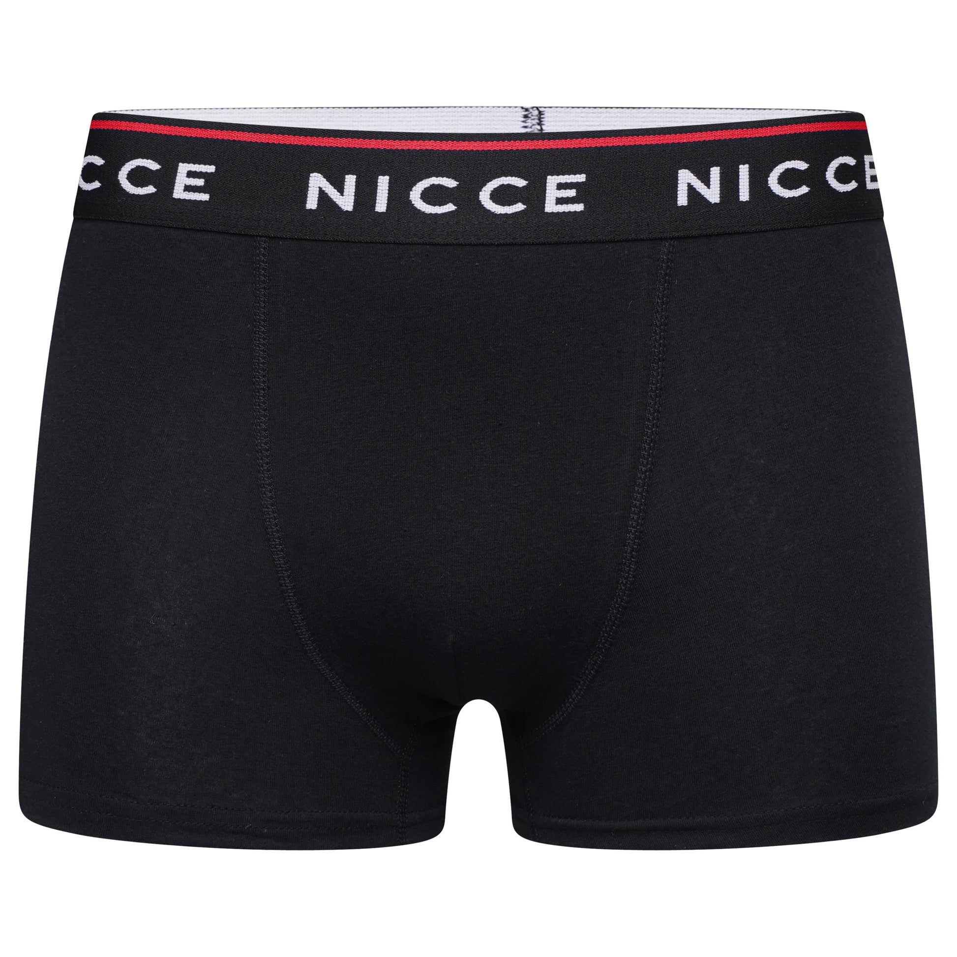 Black - Back - Nicce Mens Balbyn Boxer Shorts (Pack of 3)
